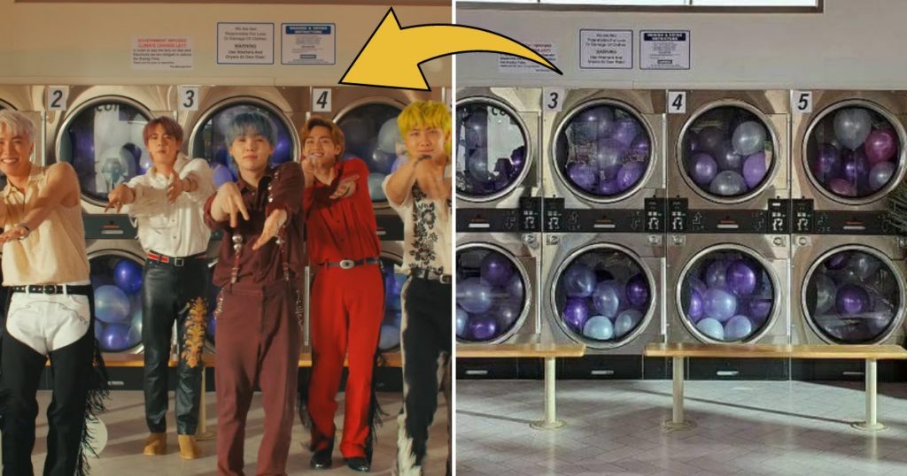 Les directeurs artistiques de BTS publient des photos des coulisses du tournage de « Permission To Dance » et les écrans verts n’ont pas été utilisés.