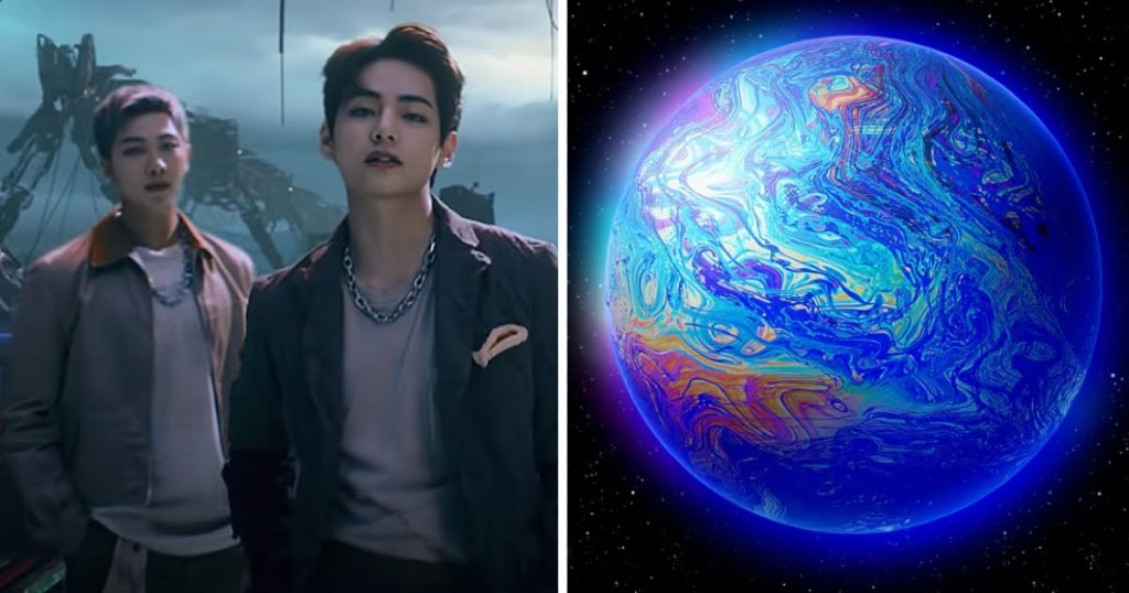 Voici un aperçu de la signification réelle de la planète « Calypso » dans le clip de BTS et Coldplay « My Universe ».