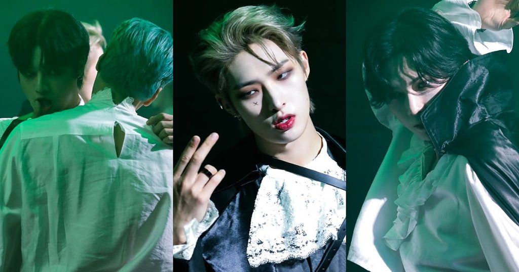 Ces 35+ photos effrayantes des coulisses du spectacle de danse vampirique « Déjà vu » d’ATEEZ vont vous donner des frissons.